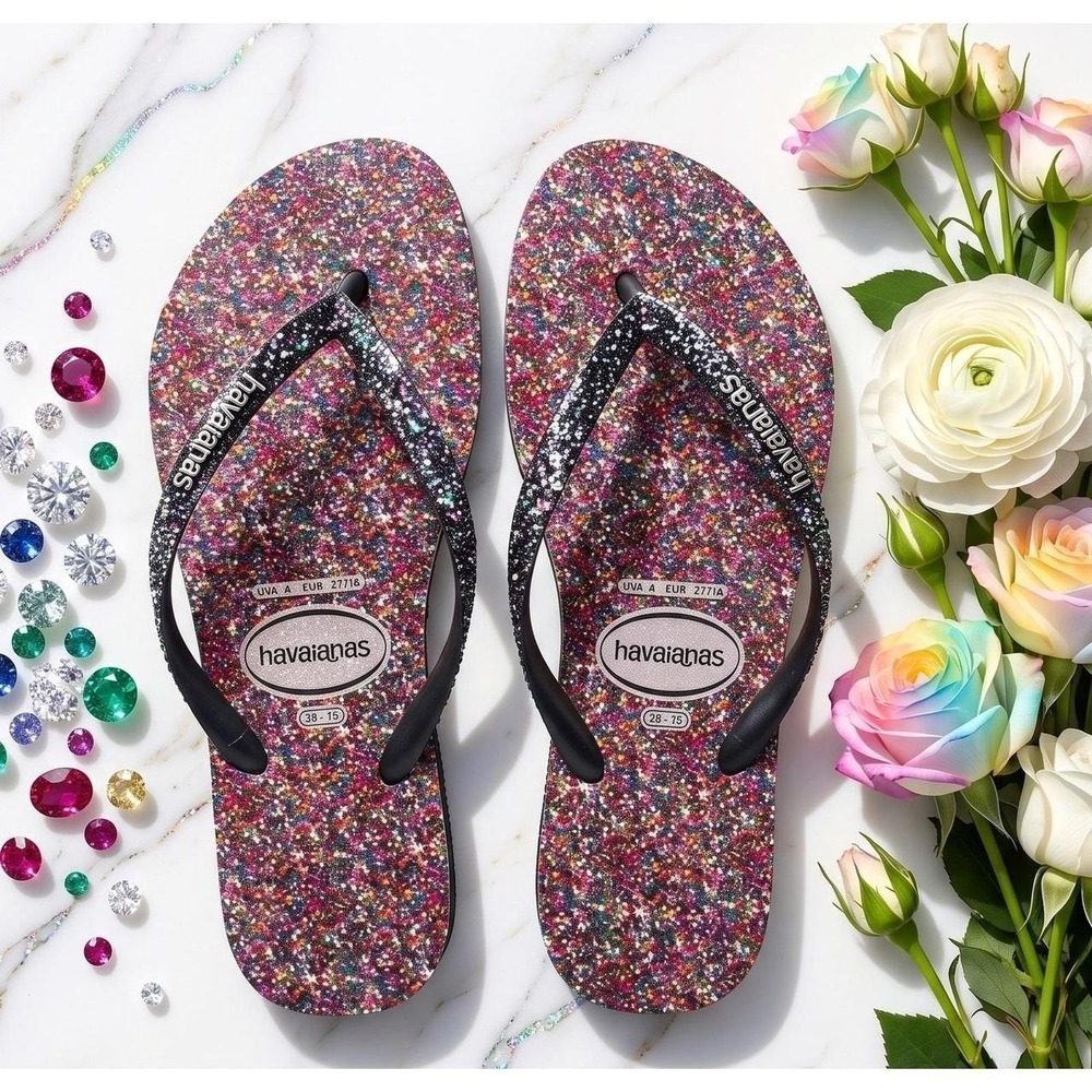 W's 6 | Havaianas Slim Carnival Glitter flip flops sandals | SLGL0001